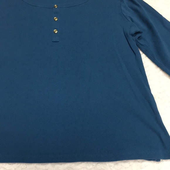 Anne Klein Sport 3/4 sleeve top - size XLarge - Picture 5 of 6